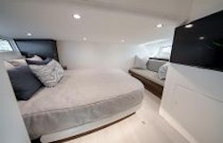 main cabin tv near bed