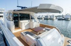 hardtop sunshade extended over cockpit