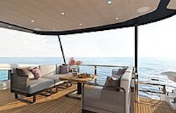 view from cockpit of navetta 58