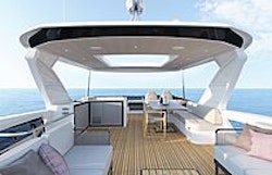 flybridge deck of absolute navetta 58