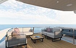 flybridge deck seating - navetta 58