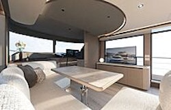 television electronically controlled in salon of navetta 58