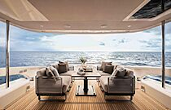 aft cockpit seating on absolute navetta 50