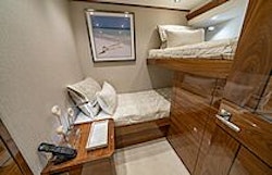 guest cabin with over under bunks