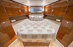 guest cabin with queen berth