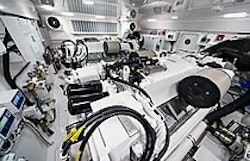 engine room on viking 90