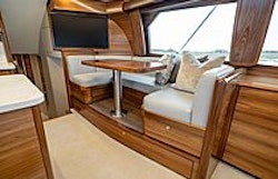 dining table near galley - viking 50