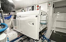 generator in engine room - viking 50