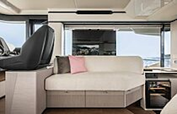 hidden television behind sofa of naveta 50