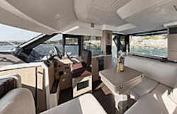 interior helm station on prestige f4-3
