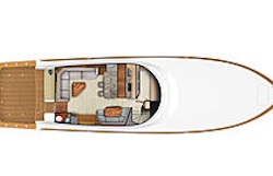 layout of the 70 convertible - salon