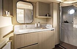 main bathroom - sunrise color