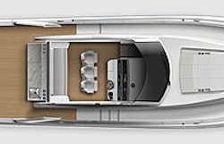 main deck layout - 46 sport yacht