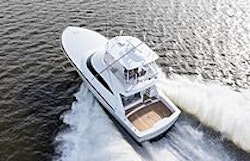 overhead view of new viking 50 convertible