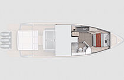 1 cabin layout of pardo 43r