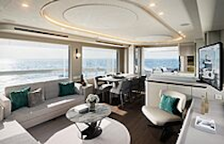salon seating - sunrise aesthetic