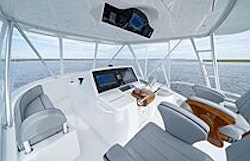 viking 50 convertible flybridge seating