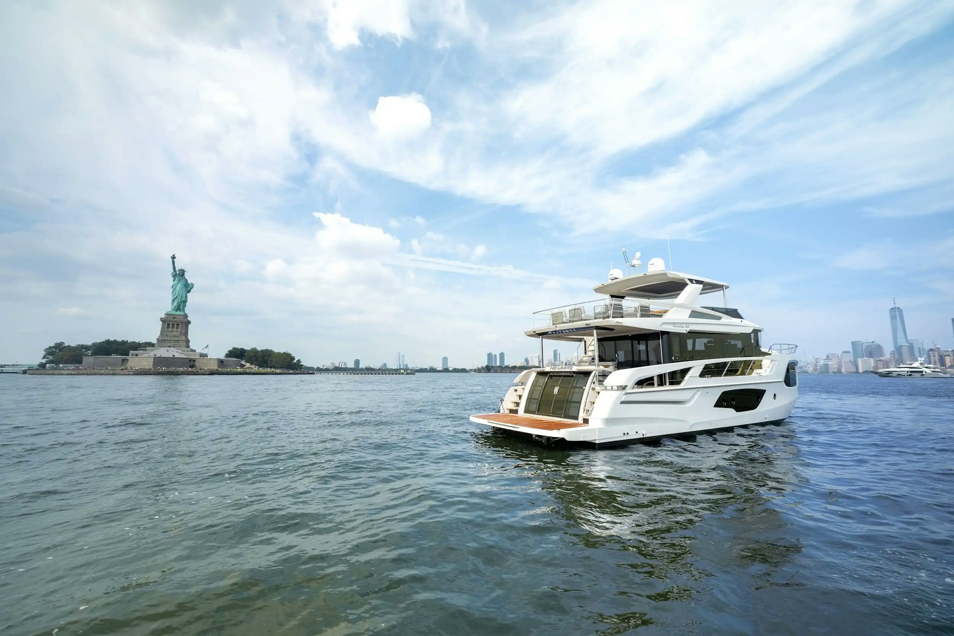 Yacht on the water
